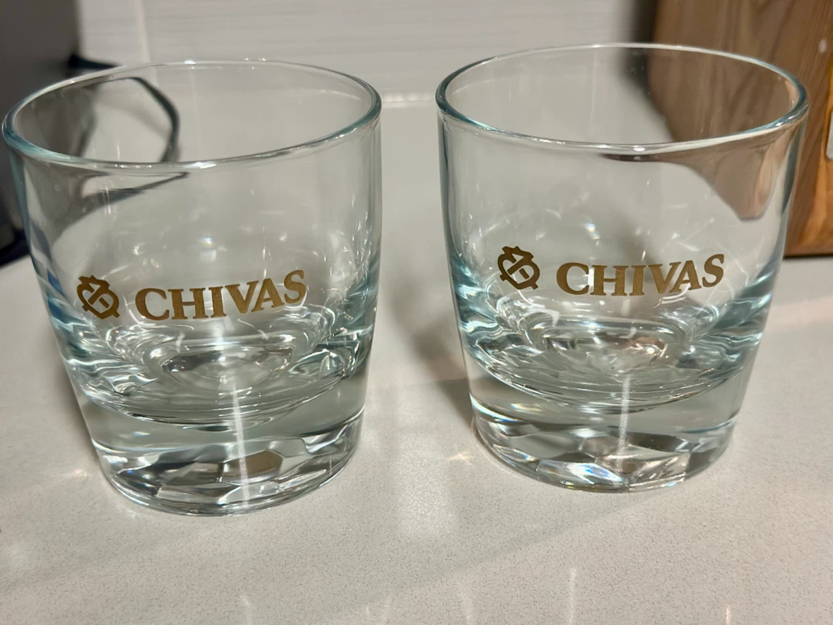 Chivas Whiskey Glasses - Set of 2