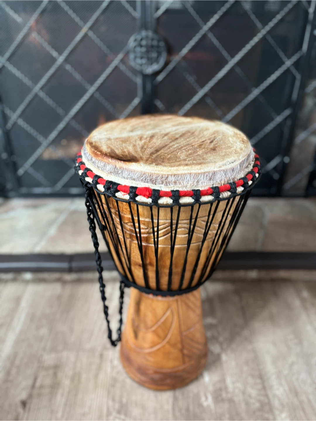 Hand Carved Medium Sizes Djembe (African Hand Drum) - photo 2