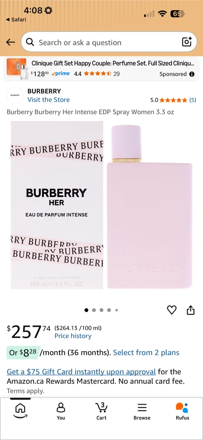 Burberry Her Intense Eau de Parfum for Women 3.3 oz - photo 5