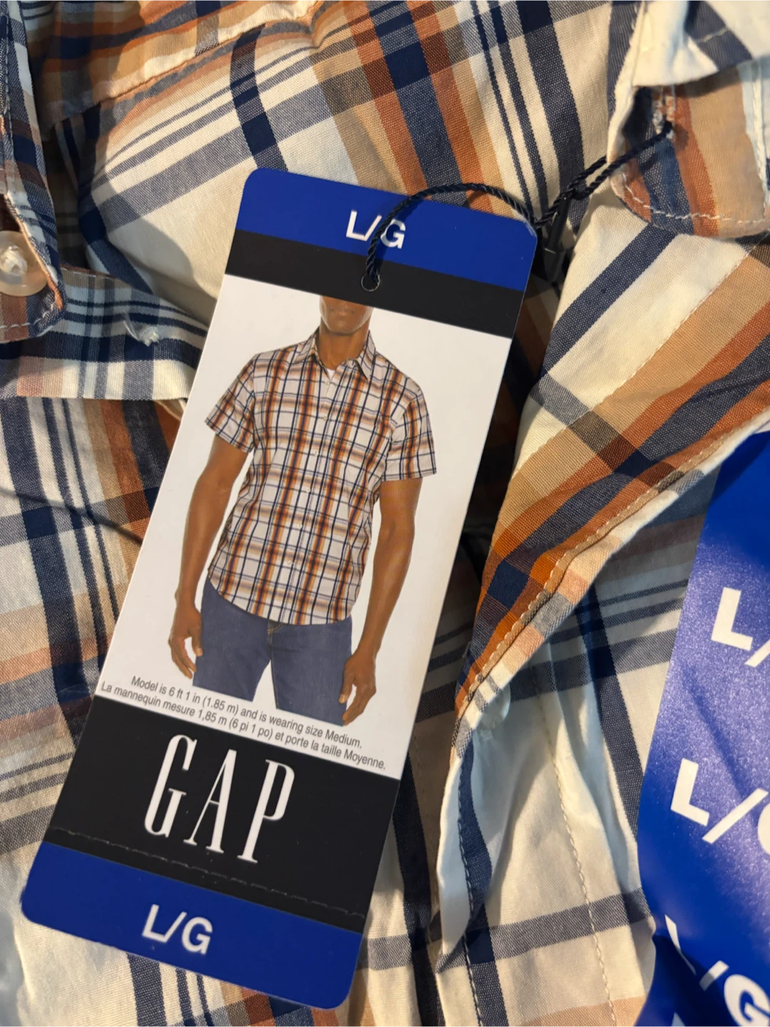 GAP Plaid Short Sleeve Shirt - photo 2
