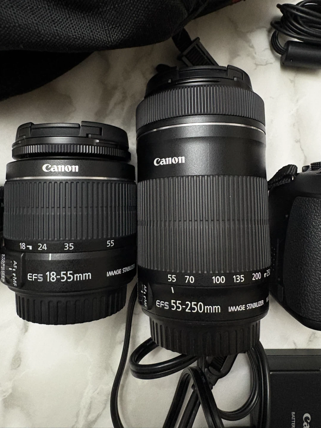 Canon EOS Rebel T3i DSLR Camera with Lenses and Backpack - photo 4
