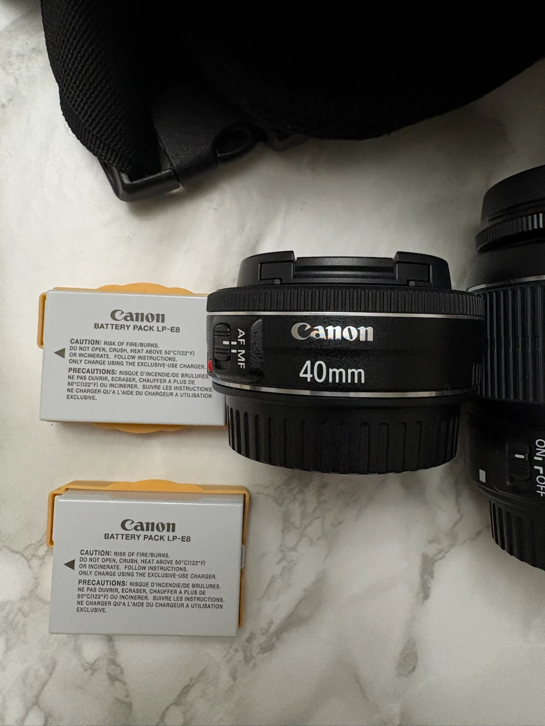 Canon EOS Rebel T3i DSLR Camera with Lenses and Backpack - photo 5