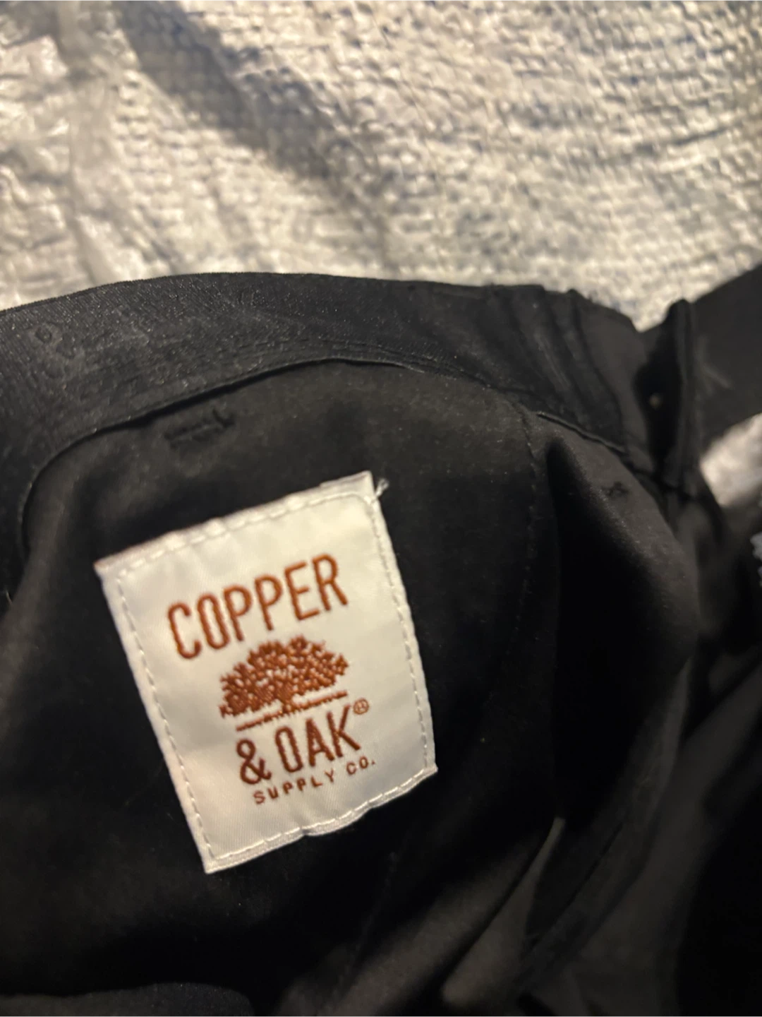 NWOT Copper & Oak Supply Co. Black Pants Size 34x32 - photo 4