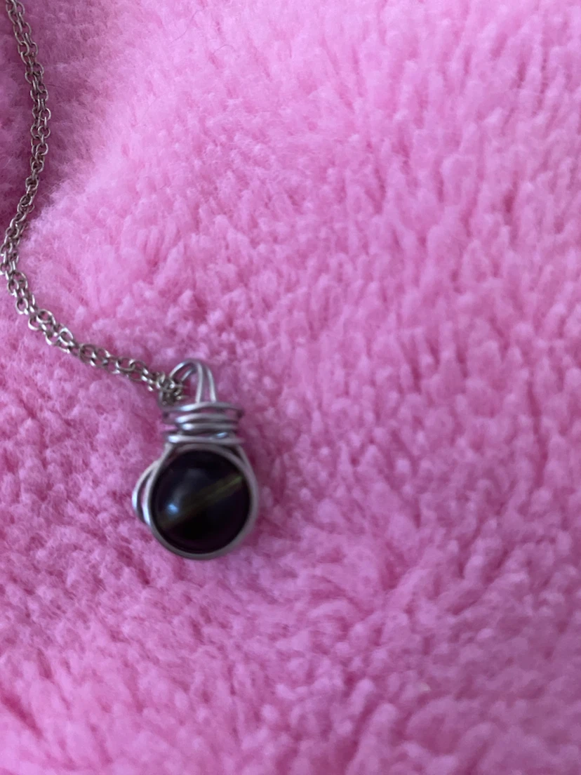 Moldavite bead necklace - photo 2