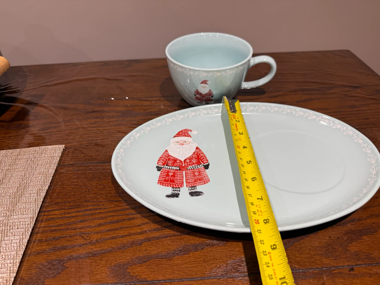 Christmas Santa Mug and Plate Set - photo 3