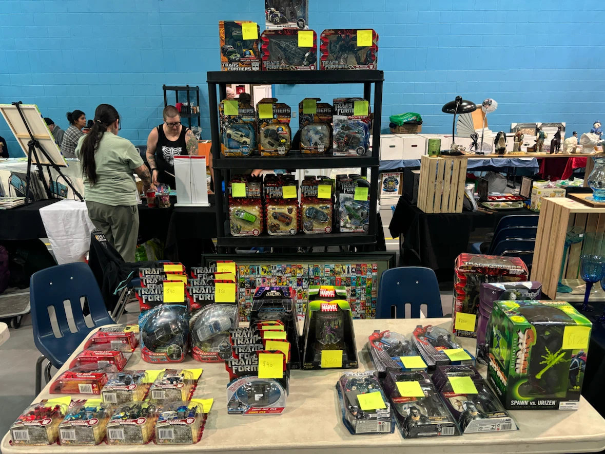 Transformers Action Figures at HSCA flea market today