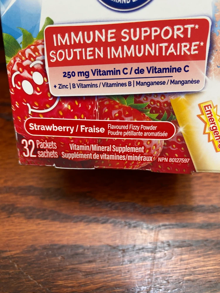 Emergen-C Junior Crystals Strawberry Flavour - photo 2