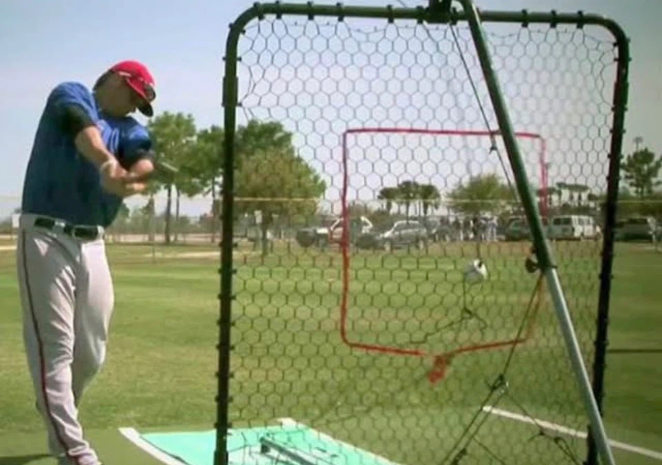 Baseball Batting Practice Net with Ball Feeder for sale - photo 2