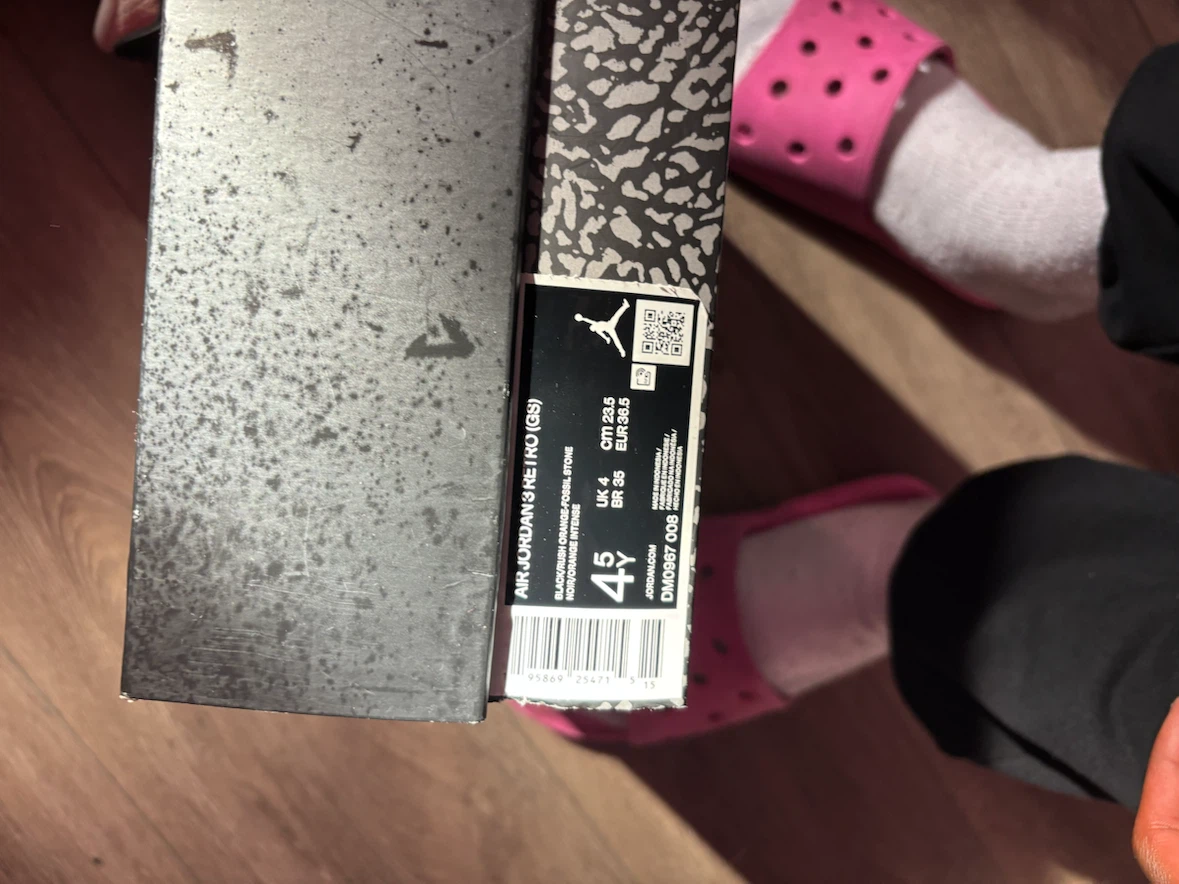 Air Jordan 3 Retro (GS) Black/Cement