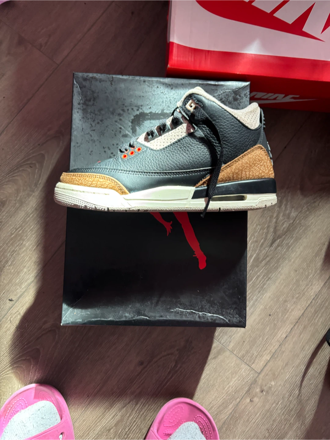 Air Jordan 3 Retro (GS) Black/Cement - photo 4