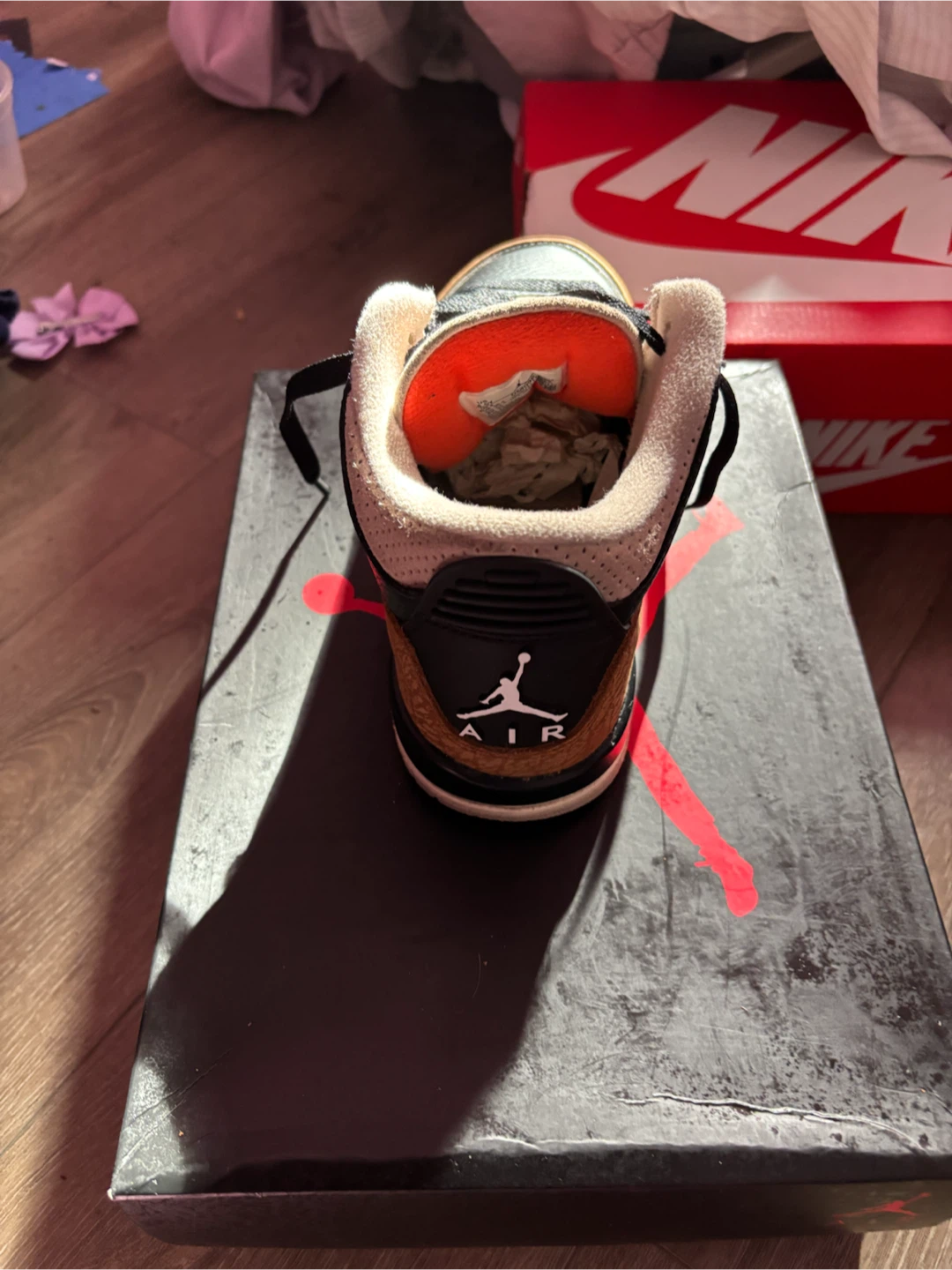 Air Jordan 3 Retro (GS) Black/Cement - photo 5