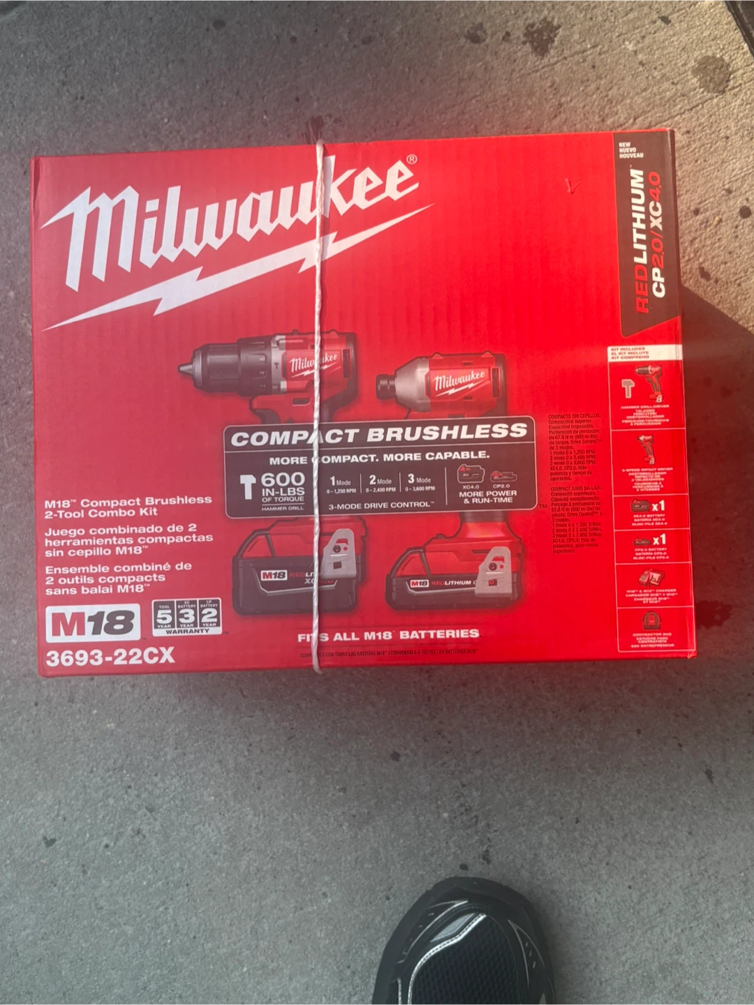Milwaukee M18 Compact Brushless 2-Tool Combo Kit - photo 2