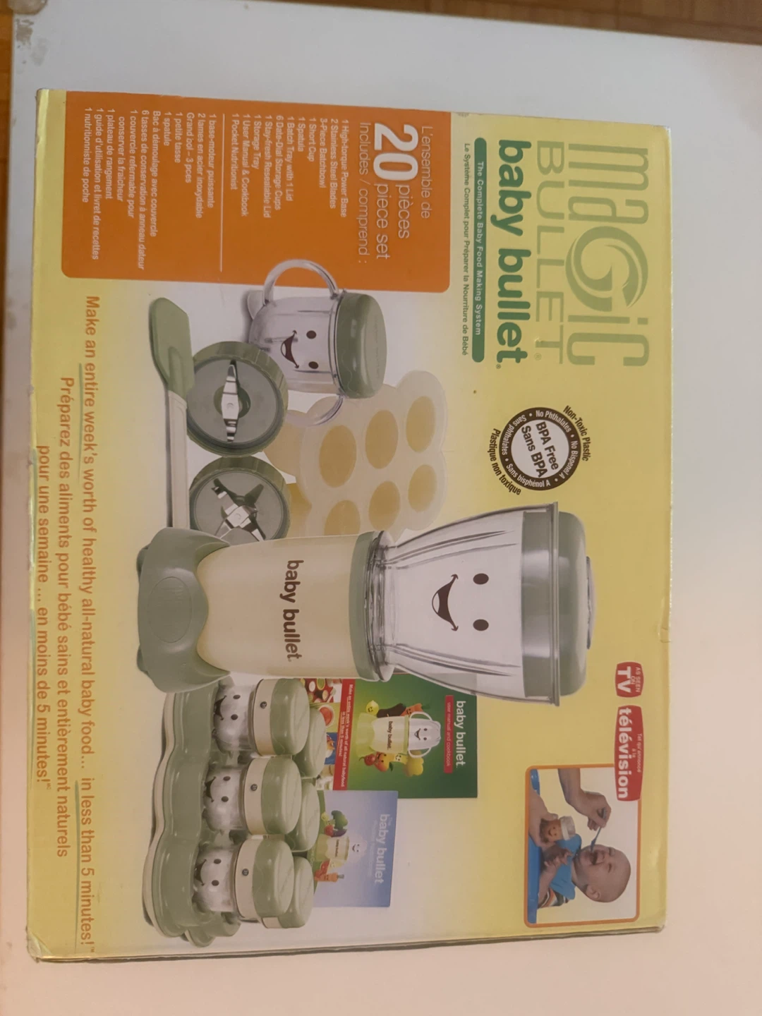 Magic Bullet Baby Bullet 20-Piece Food Maker Set