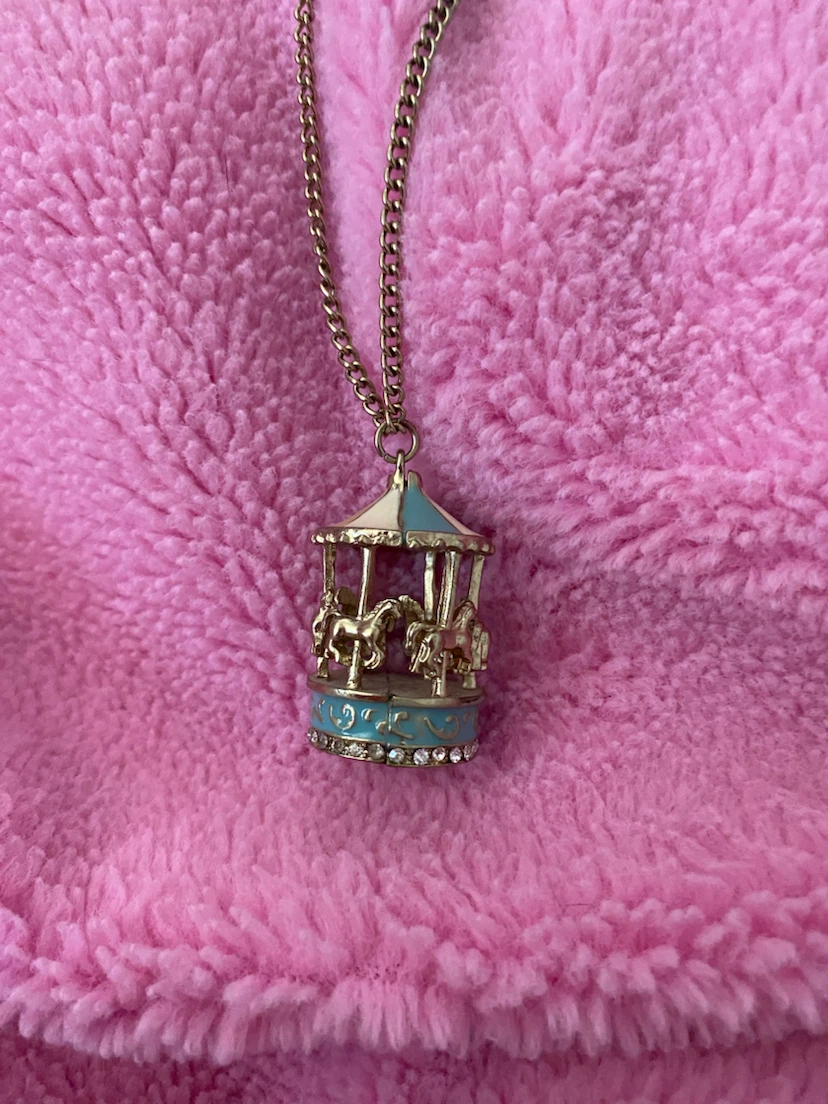 Betsey Johnson Carousel Charm Necklace
