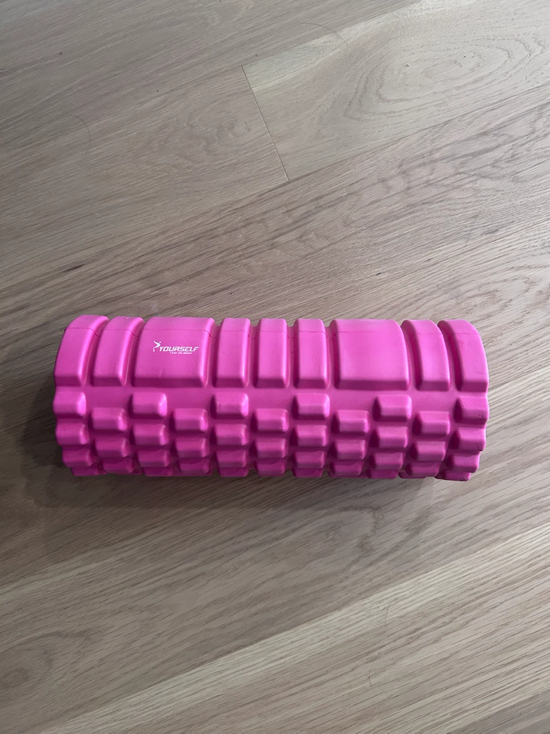 YOURSELF Pink Textured Foam Roller