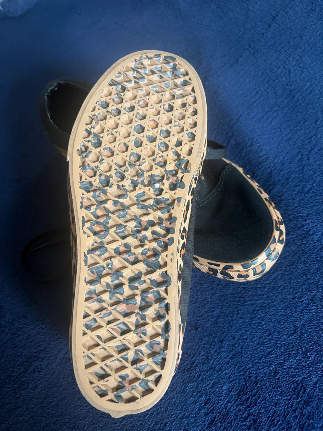 Vans Old Skool Leopard Print Black Sneakers - photo 3