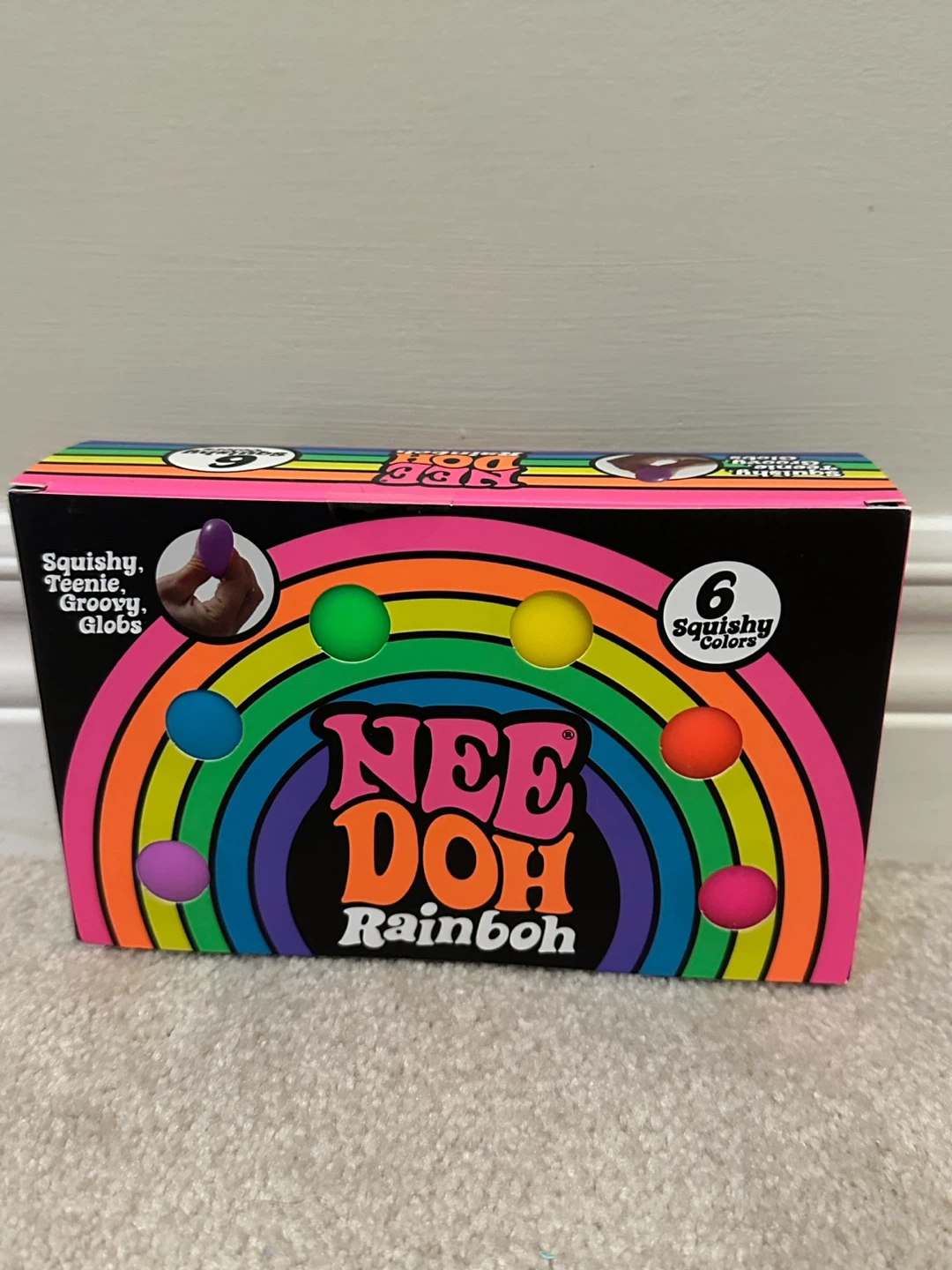 Schylling Nee Doh Rainbow Squishy Glob Set