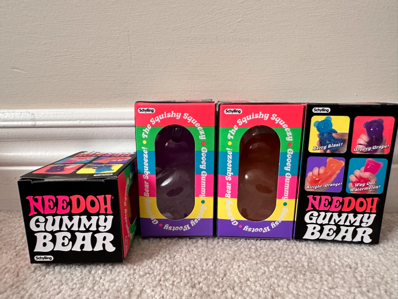 Schylling Nee Doh Gummy Bear Squishy Toys (Set of 4) - photo 2