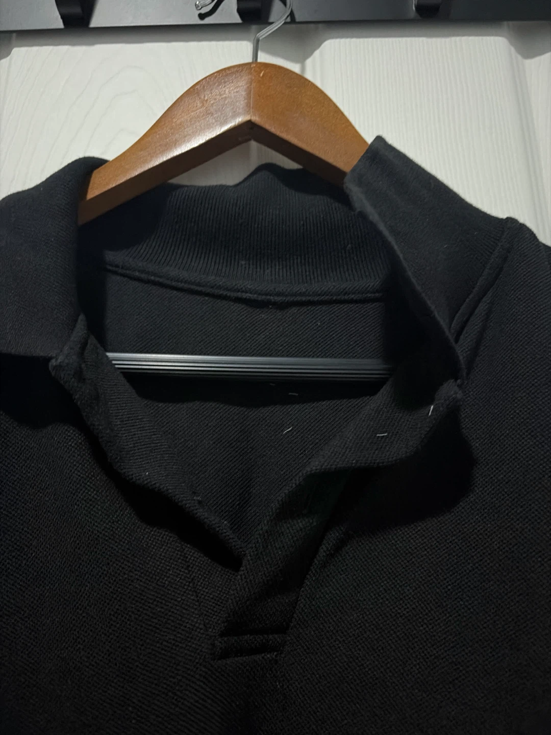 Black Short Sleeve Polo Shirt - photo 2