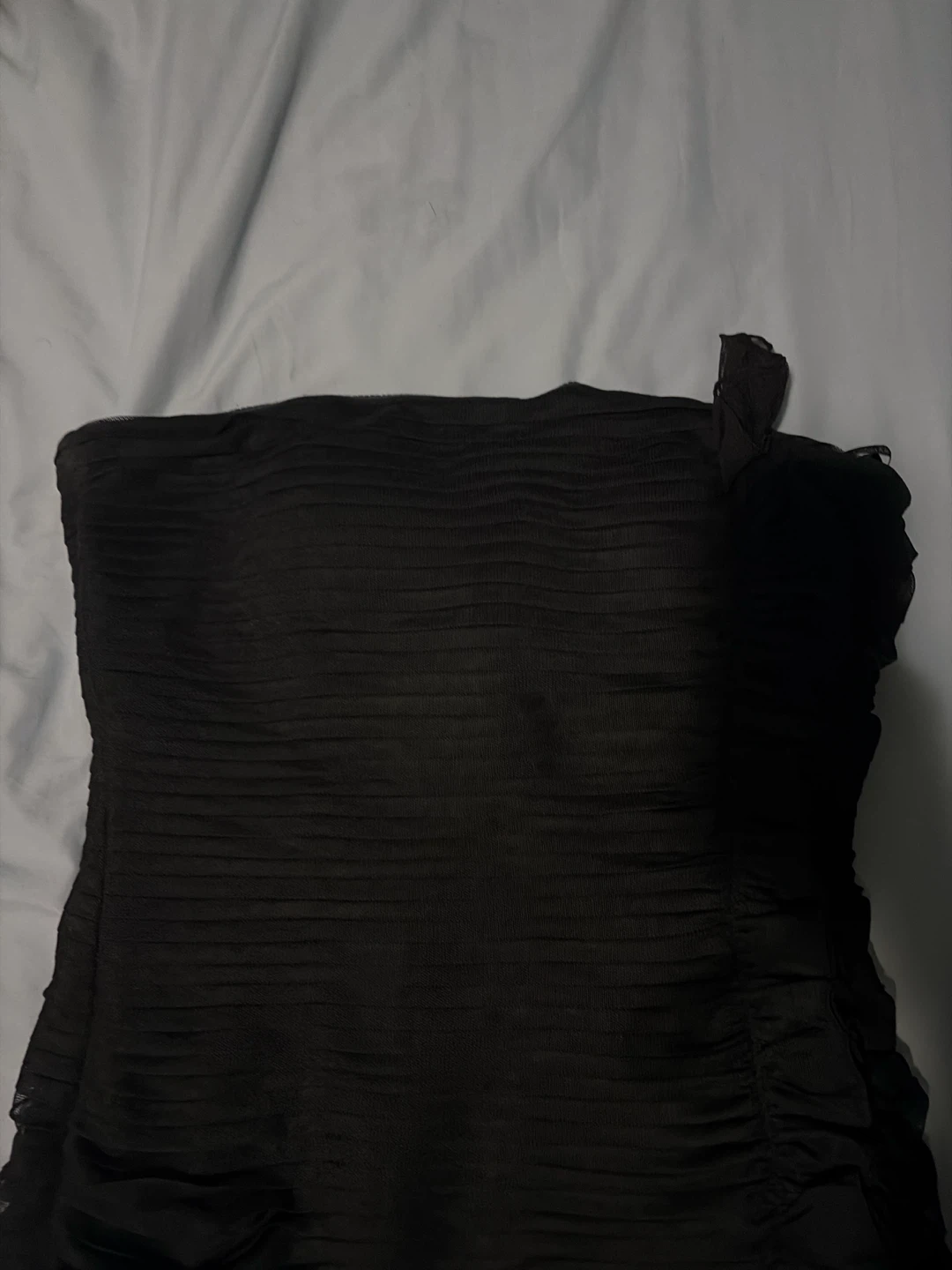 Calvin Klein Black Strapless Ruched Dress - photo 3
