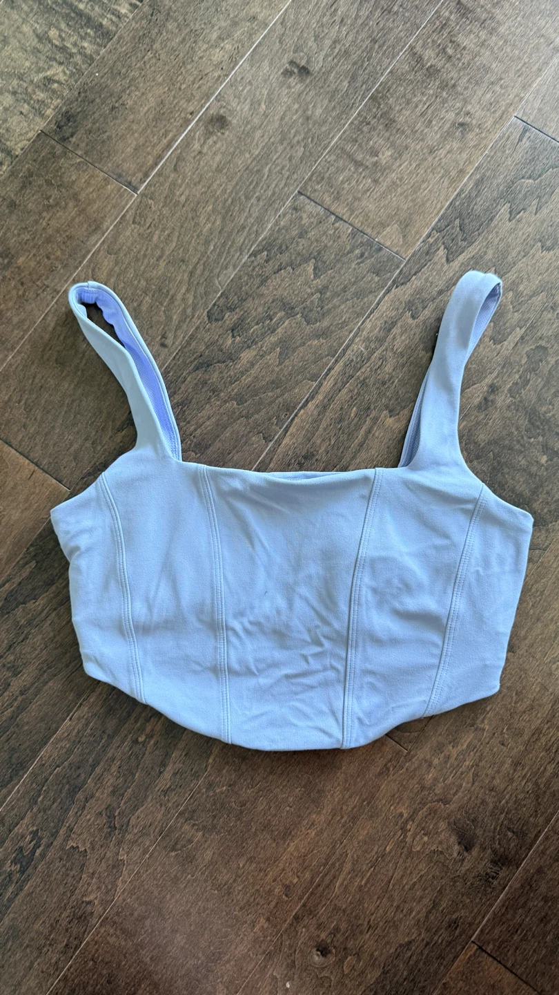 All in Motion lavender sports bra