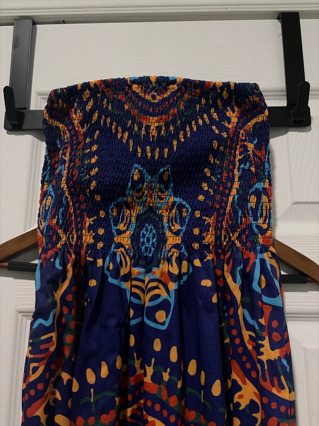Maxi Dress Blue and Orange - photo 2