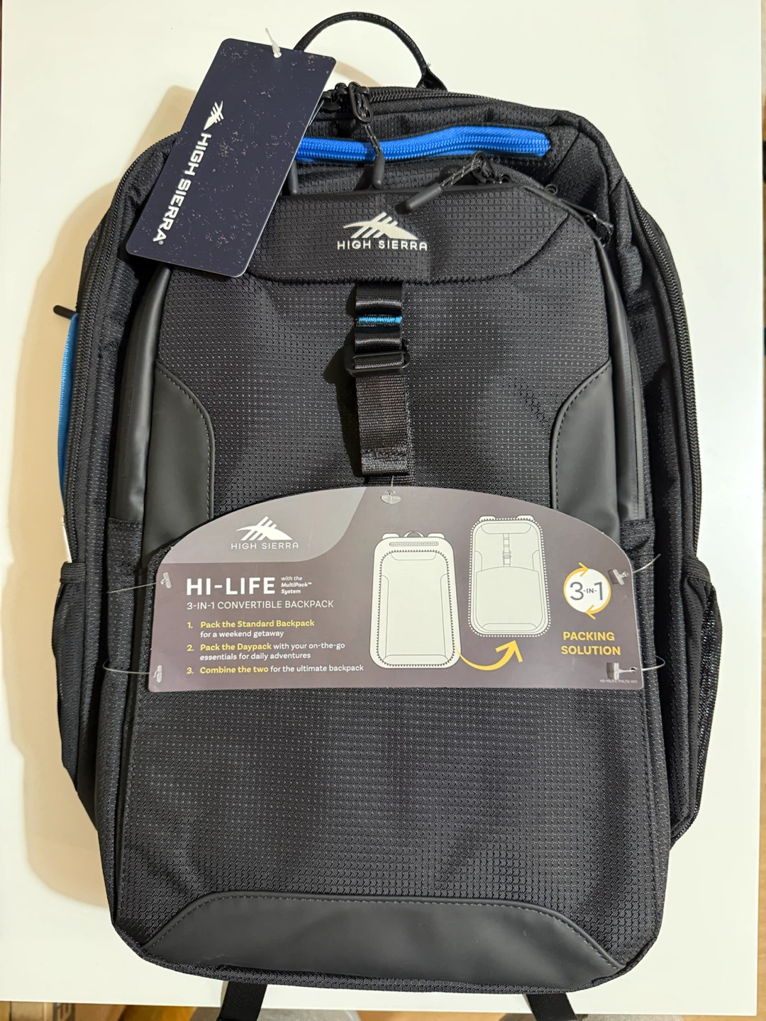 High Sierra Hi-Life 3-in-1 Convertible Backpack