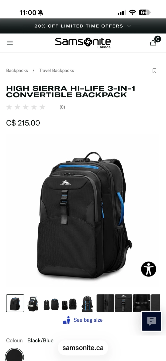 High Sierra Hi-Life 3-in-1 Convertible Backpack - photo 3