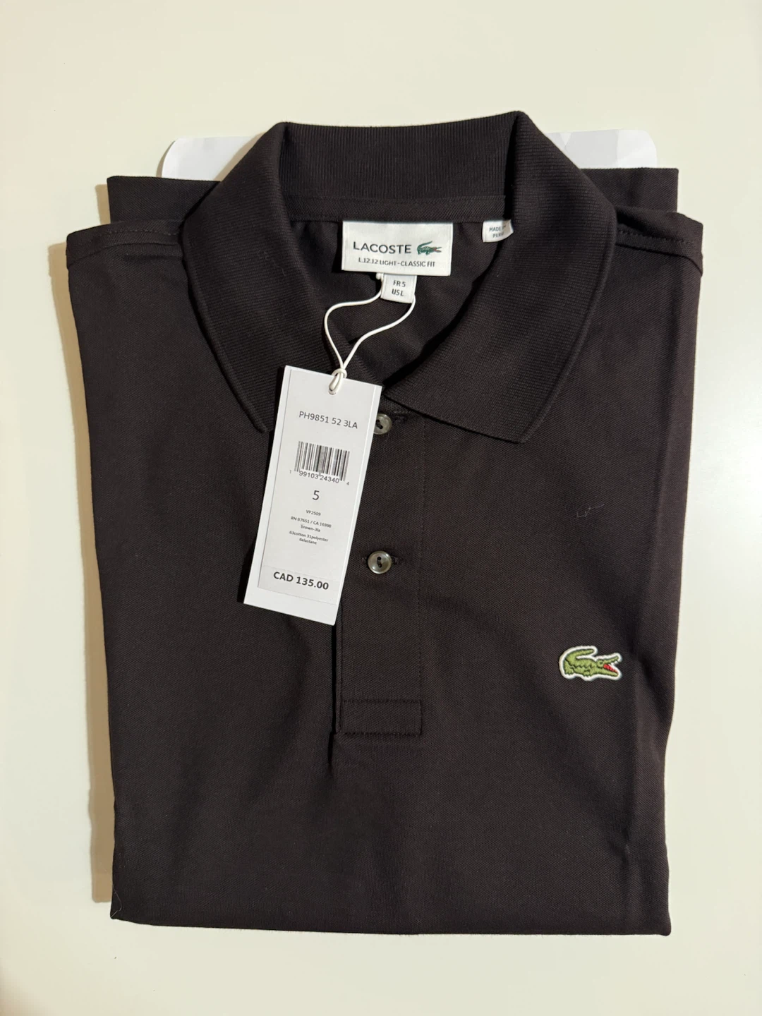 Lacoste Polo Shirt - Brown