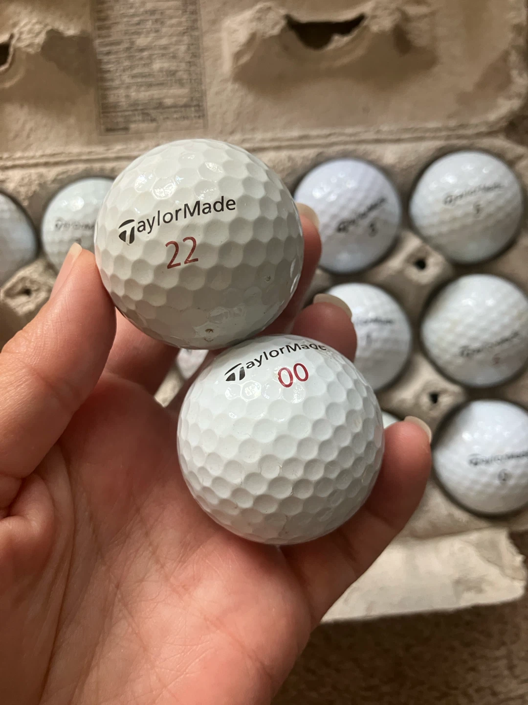 Golf Balls - TaylorMade  🏌️‍♂️ (Mixed Numbers) 18 Balls - photo 2