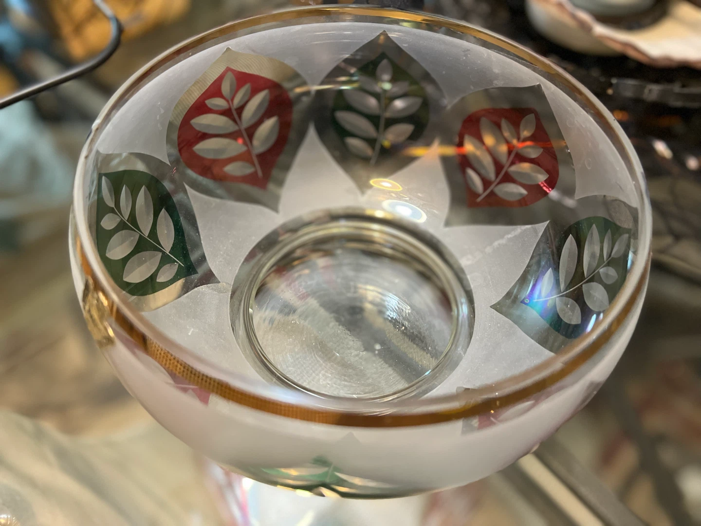 Crystal Belfor Hand Painted Bowl - photo 3
