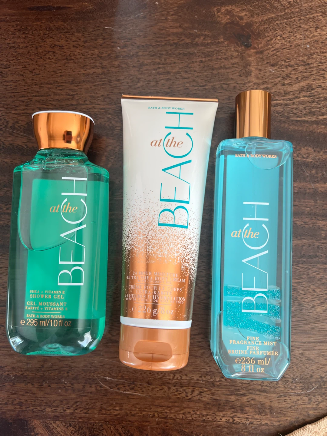 Bath & Body Works Shower Gel, Body Cream & Mist Set