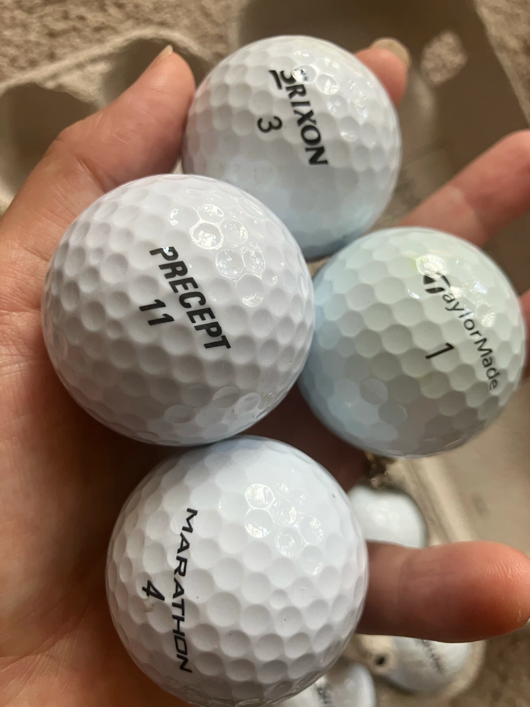 12 Pro Golf Balls ⛳️ Srixon, TaylorMade, Precept