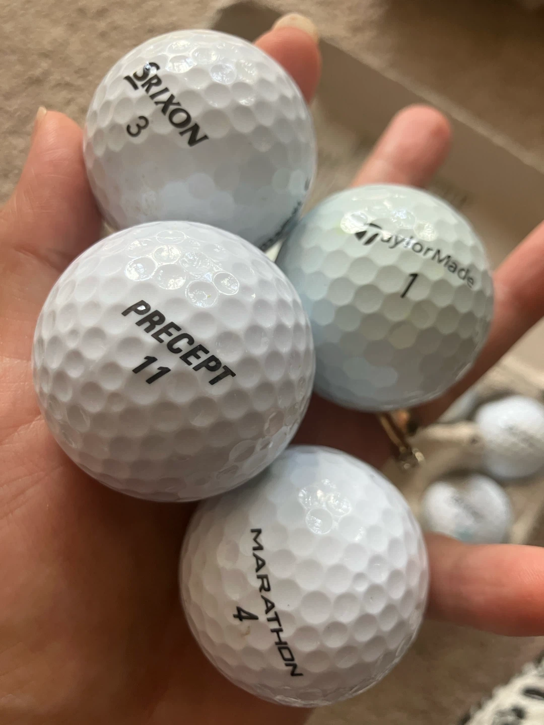 12 Pro Golf Balls ⛳️ Srixon, TaylorMade, Precept - photo 2