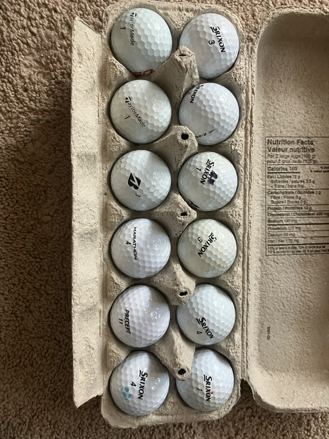12 Pro Golf Balls ⛳️ Srixon, TaylorMade, Precept - photo 3