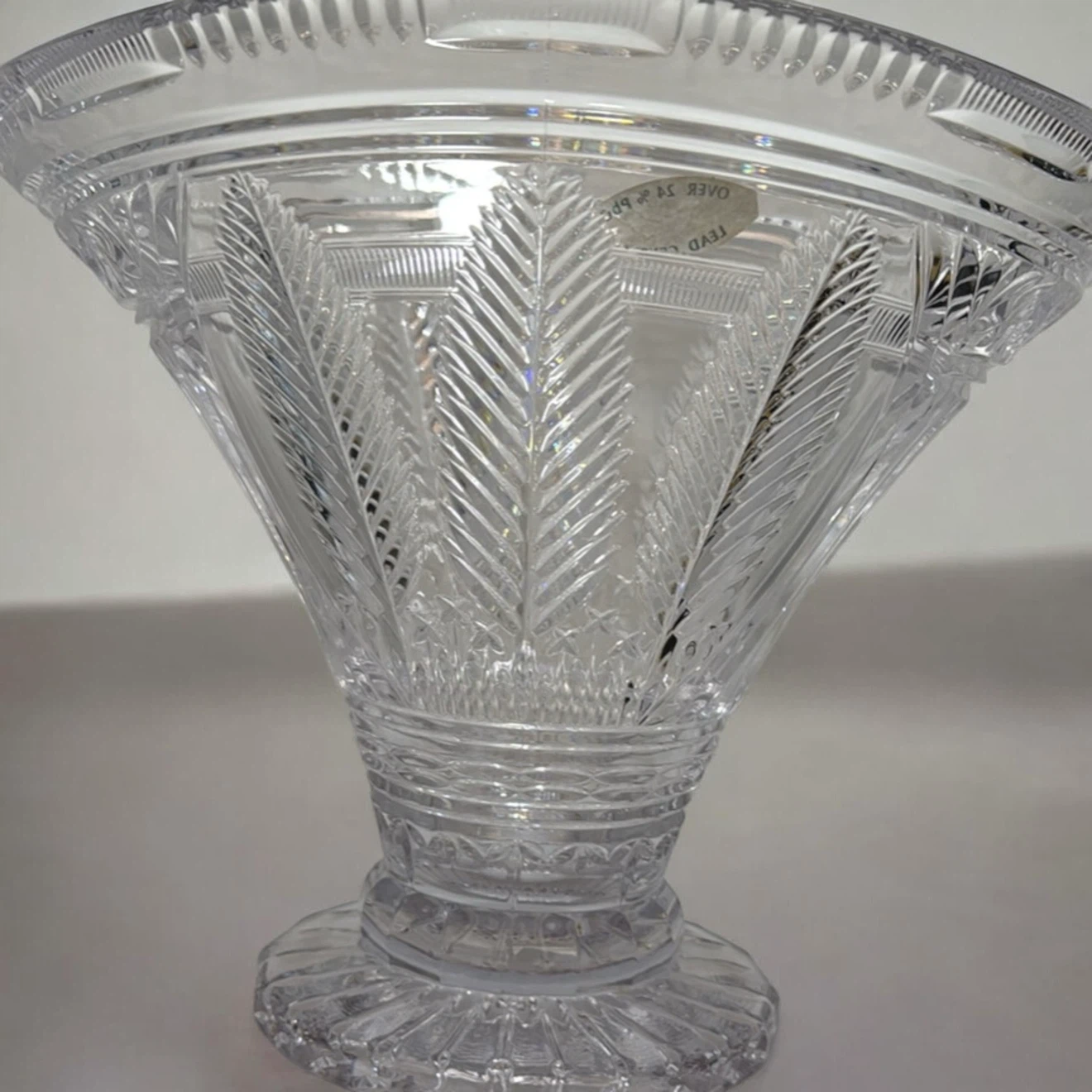 Crystal lead centre peice