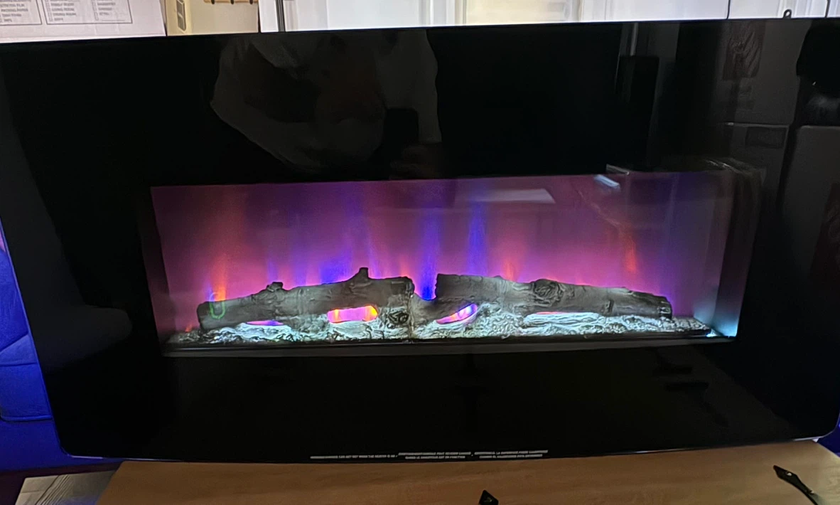 Electric Wall Mounted fireplace