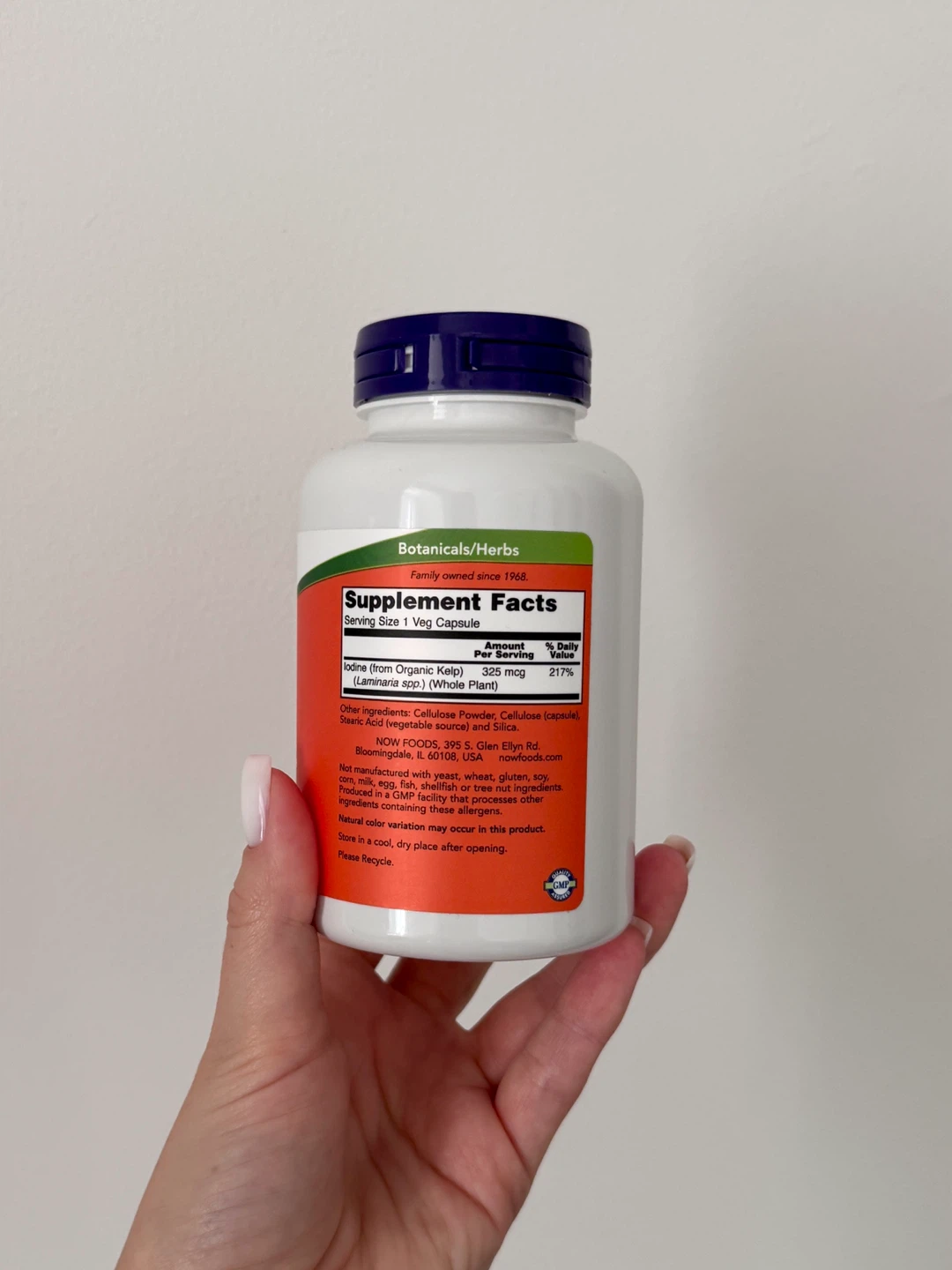 New NOW Foods Kelp 325 mcg Veg Capsules - photo 2