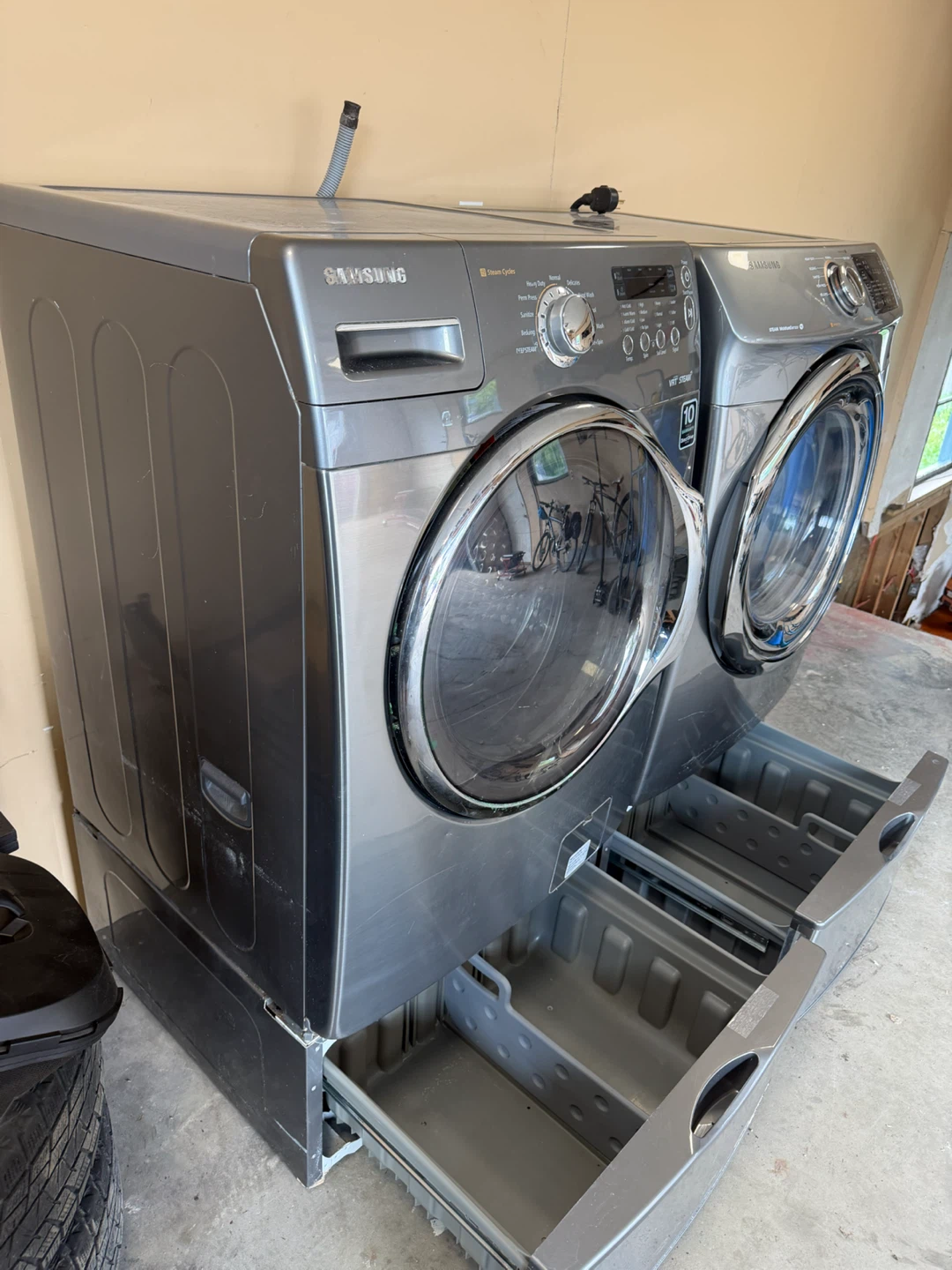 Samsung Front Load Washer & Dryer Set - photo 4