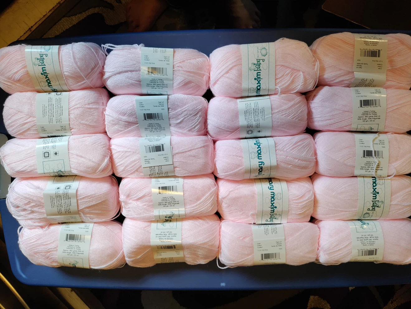 Lot of 60 Mary Maxim Baby DK / Sport Yarn (Discontinued) - photo 2