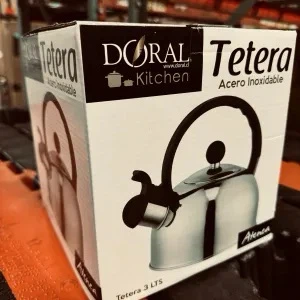 Doral Kitchen Tetera Stainless Steel Whistling Kettle 3 LTS - photo 3