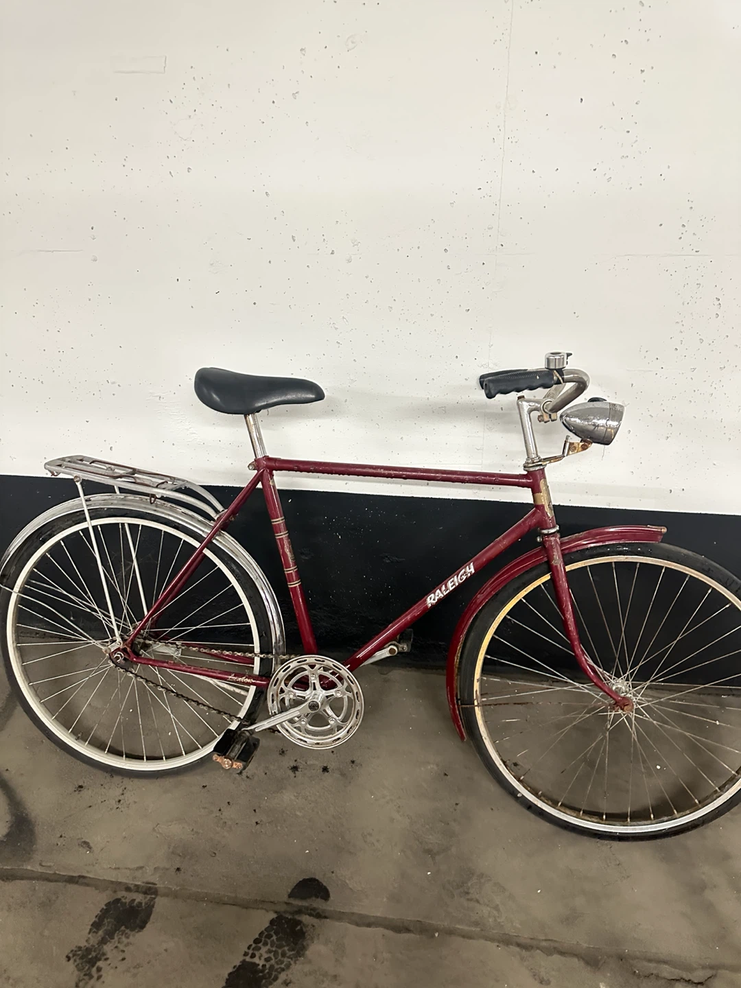 MEN SIZE MEDIUM LARGE VINTAGE RALEGH SINGLE SPEED CRUISER BIKE