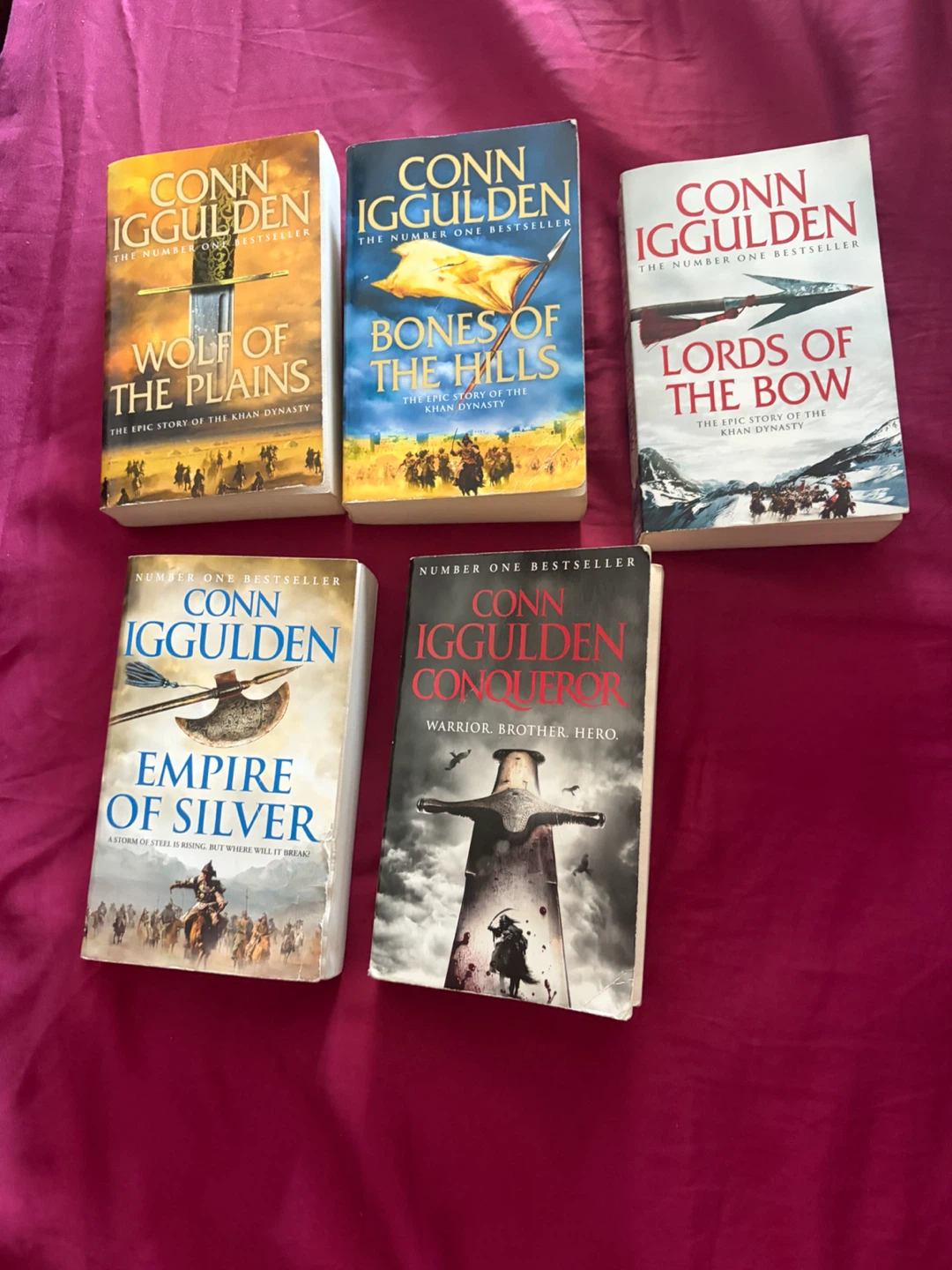 Conn Iggulden Khan Dynasty Book Series (5 Books)