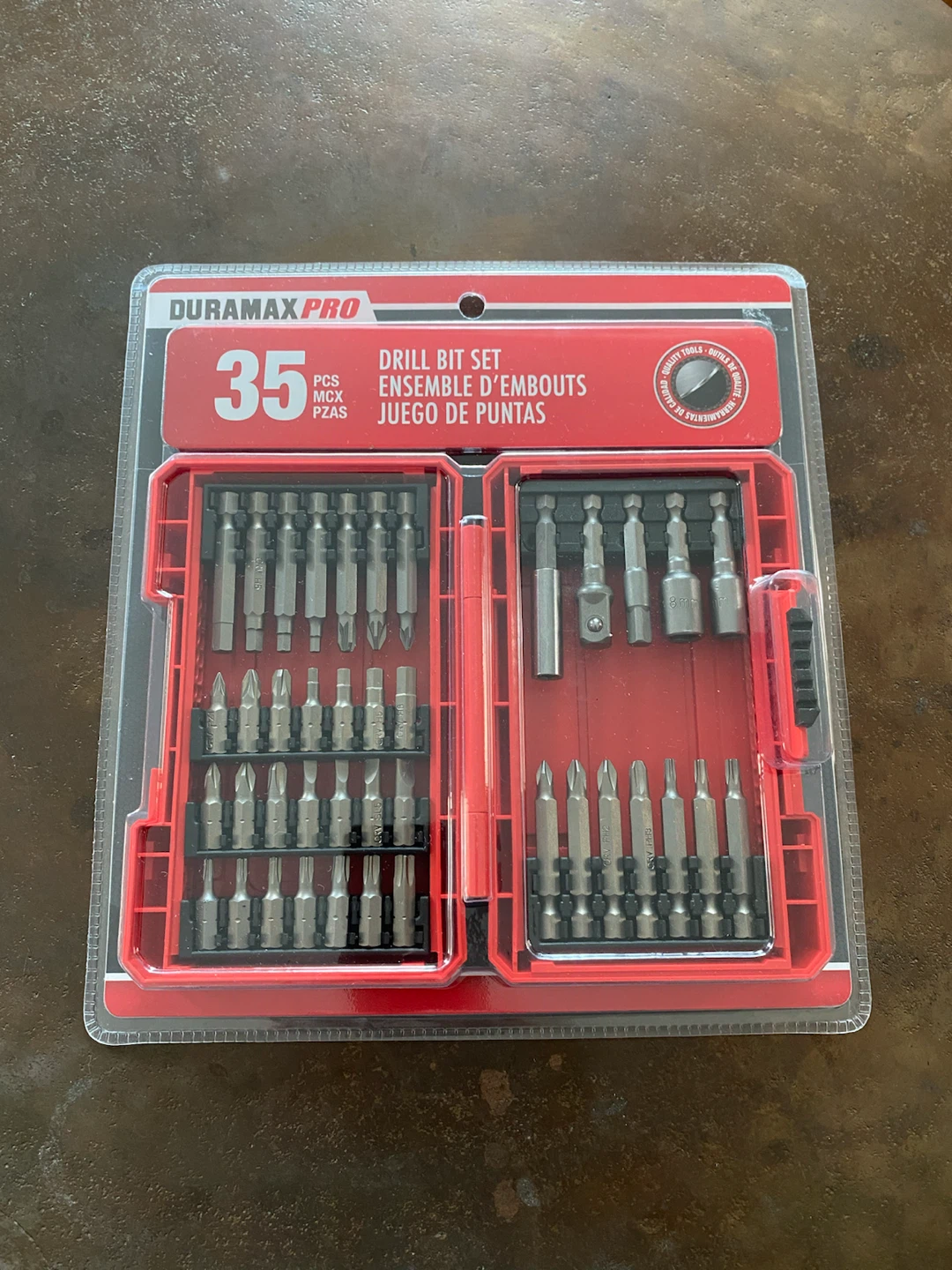 Duramax Pro 35-Piece Drill Bit Set