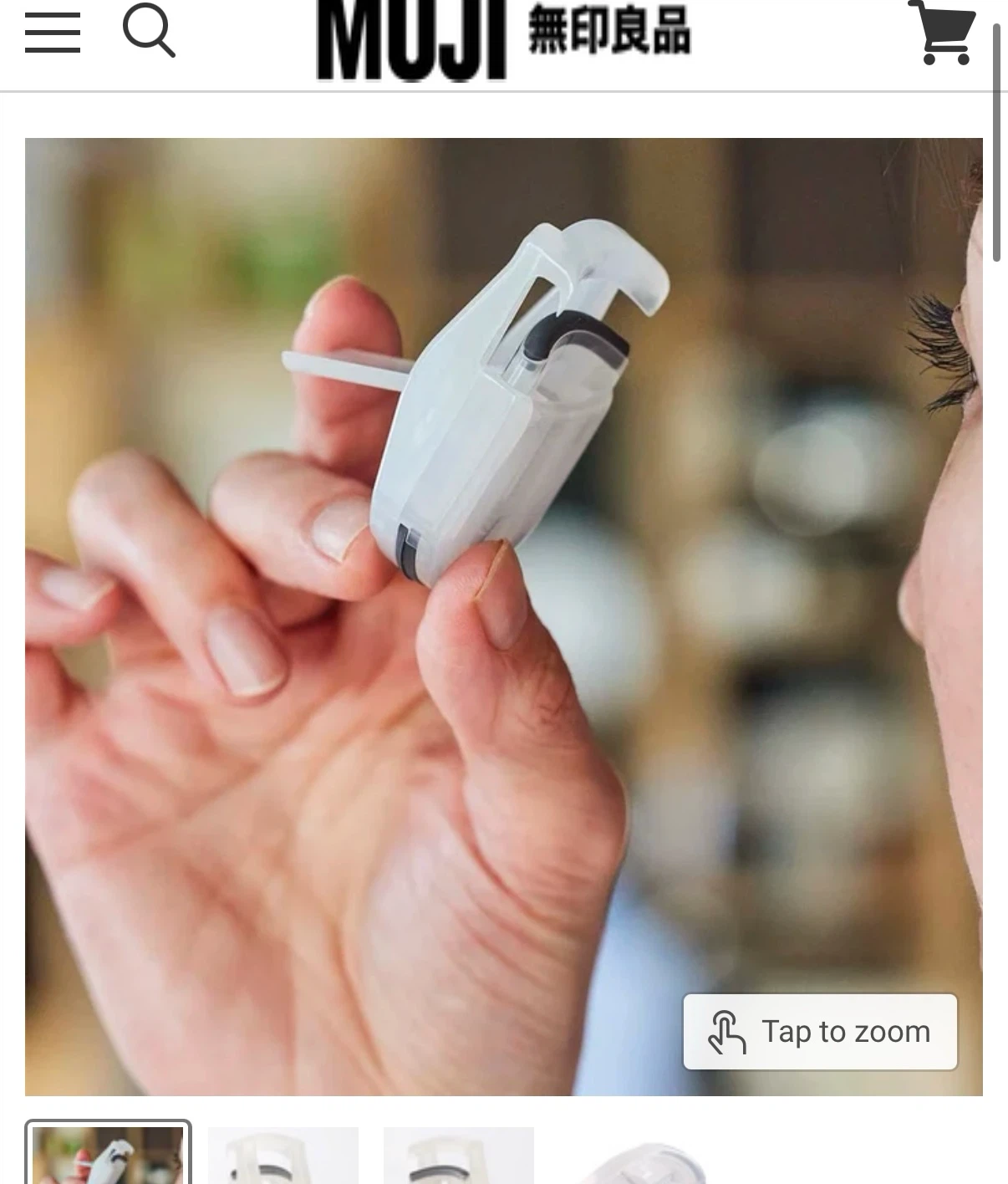 MUJI Portable Eyelash Curler