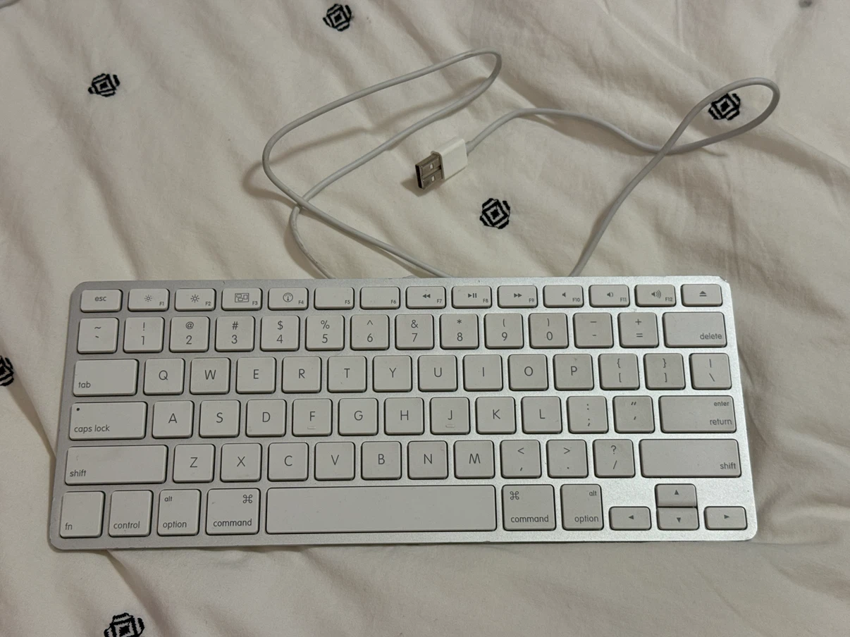FULLY WORKING Apple Wired Keyboard