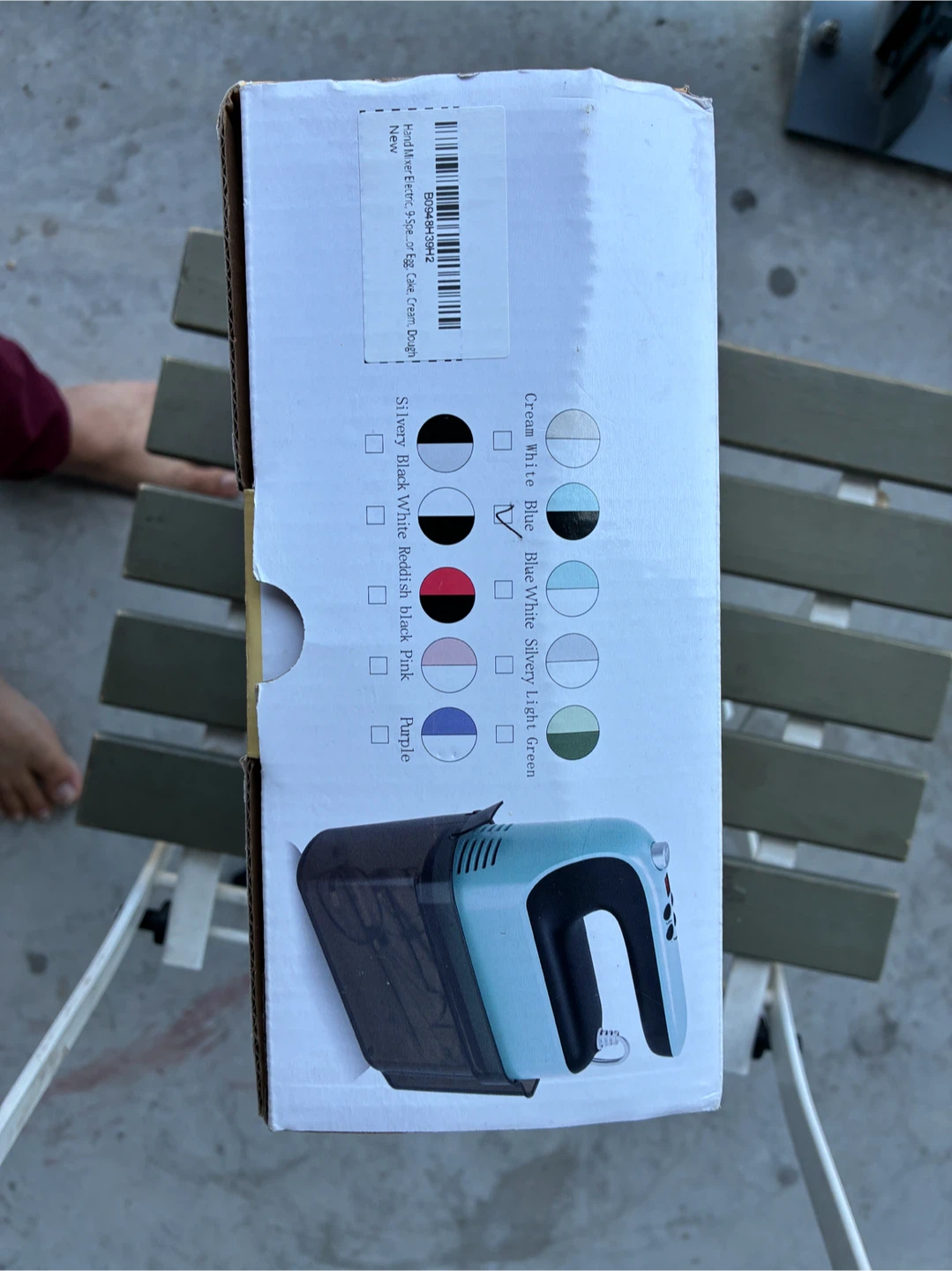 9-Speed Hand Mixer - Teal - photo 2