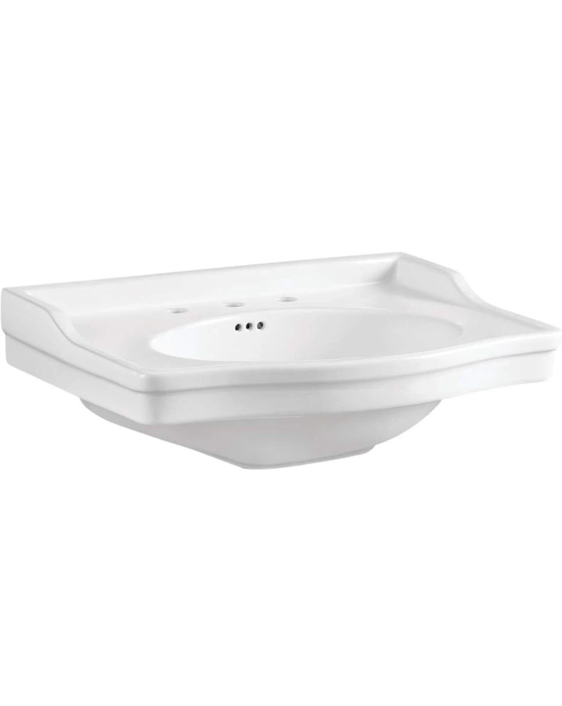 Fauceture VPB3308B Victorian 30" Ceramic Console Sink Basin