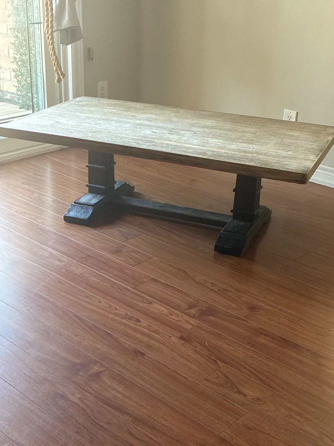 Coffee table - gothic style - solid wood