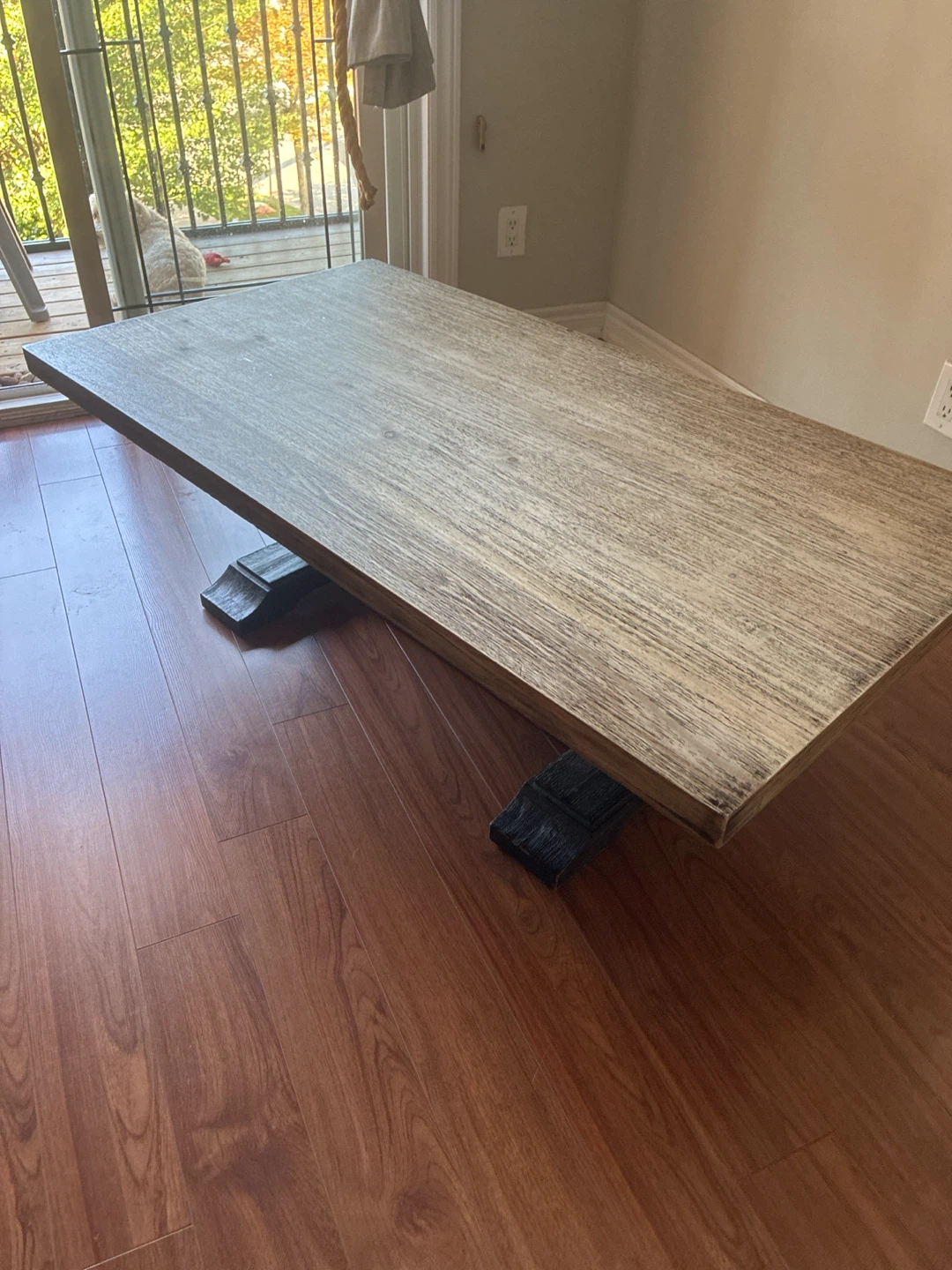 Coffee table - gothic style - solid wood - photo 3
